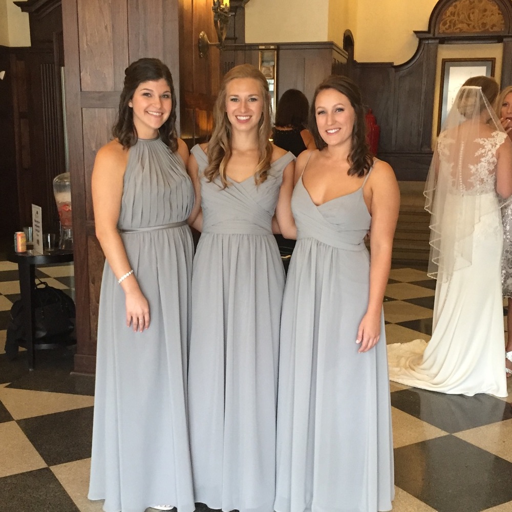Sorella Vita Bridesmaid dress, grey, Size 10